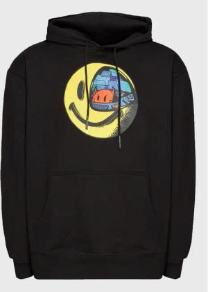 Market Sweatshirt SMILEY 397000469 Schwarz Regular Fit