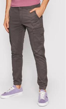 Jack&Jones Stoffhose Paul 12140326 Grau Tapered Fit