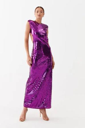 MVP Wardrobe Abendkleid MVPE3AB055.0TL0053 Violett Regular Fit