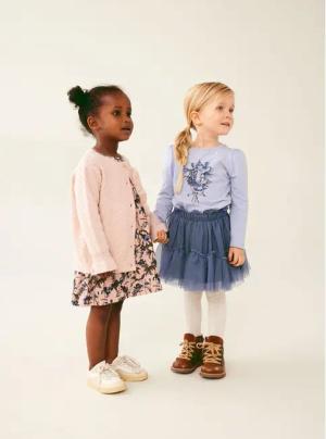 Vero Moda Girl Tüllrock 13211727 Blau Regular Fit