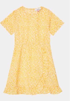Vero Moda Girl Kleid 10287397 Gelb Regular Fit