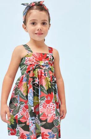 Mayoral Sommerkleid 3941 Bunt