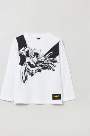 OVS Bluse BATMAN 1684458 Weiß Regular Fit