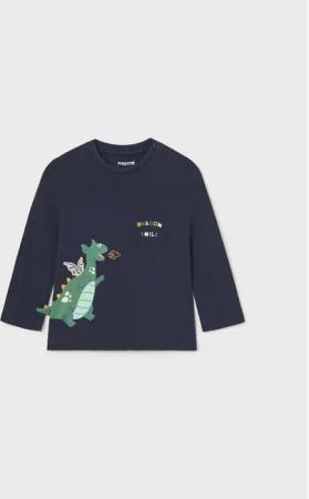 Mayoral Bluse 2.017 Dunkelblau Regular Fit