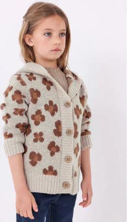Mayoral Strickjacke 4.312 Braun Regular Fit