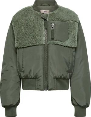 Kids ONLY Bomberjacke 15296054 Grün Regular Fit