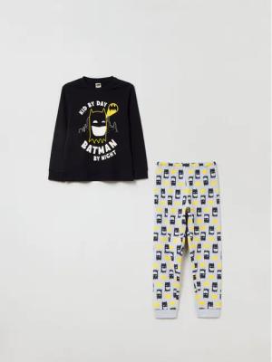 OVS Pyjama BATMAN 1907075 Schwarz Regular Fit