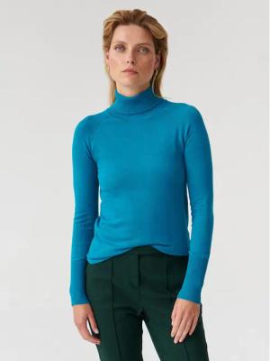 Tatuum Rollkragenpullover Nekoki T2318.090 Türkisfarben Slim Fit