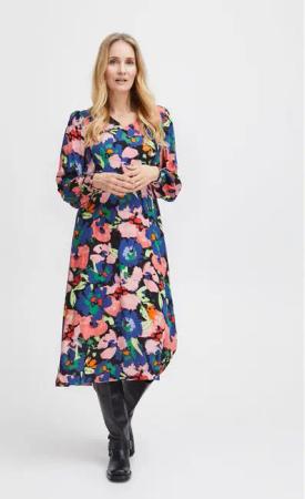 Fransa Sommerkleid 20612477 Bunt Regular Fit