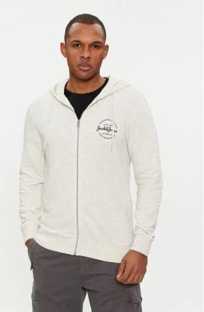Jack&Jones Sweatshirt Forest 12249238 Grau Standard Fit