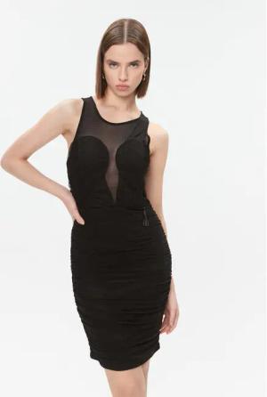Fracomina Coctailkleid FQ23WD1005W52901 Schwarz Slim Fit