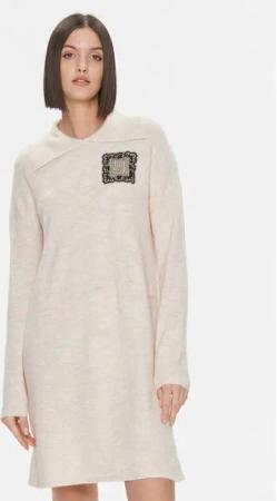 Liu Jo Strickkleid 5F3036 MA08O Beige Regular Fit