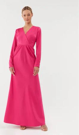 YAS Abendkleid 26031520 Rosa Regular Fit
