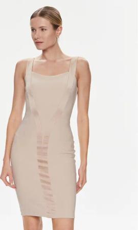 Marciano Guess Coctailkleid Karen 4RGK13 6869Z Beige Bodycon Fit