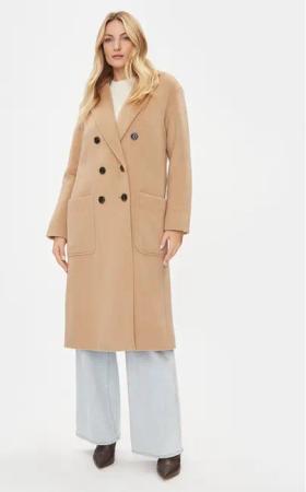 MAX&Co. Wollmantel Elemento 70140523 Beige Relaxed Fit