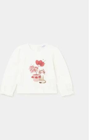 Mayoral Bluse 1015 Écru Regular Fit