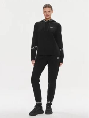 EA7 Emporio Armani Jogginganzug 8NTV52 TJTXZ 1200 Schwarz Regular Fit