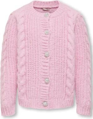Kids ONLY Strickjacke 15296423 Rosa Regular Fit