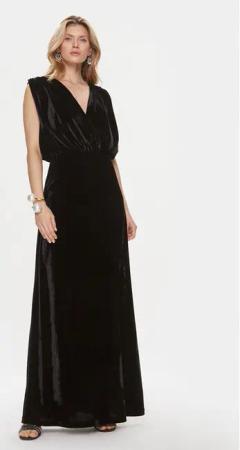 Kontatto Abendkleid YM732 Schwarz Regular Fit