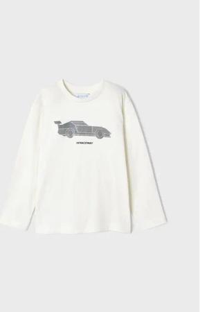 Mayoral Bluse 4.018 Écru Regular Fit