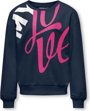 Kids ONLY Sweatshirt 15307827 Dunkelblau Regular Fit