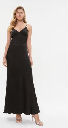 TWINSET Abendkleid 232TT2060 Schwarz Regular Fit