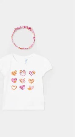 Mayoral T-Shirt 1007 Weiß Regular Fit