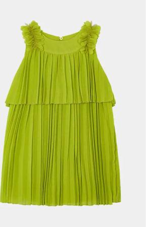 Mayoral Elegantes Kleid 3920 Grün Regular Fit