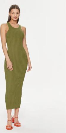 Silvian Heach Kleid für den Alltag GPP24020VE Grün Bodycon Fit