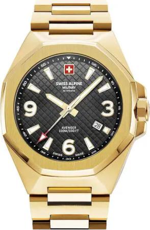 Swiss Alpine Military Uhr 7005.1117 Goldfarben