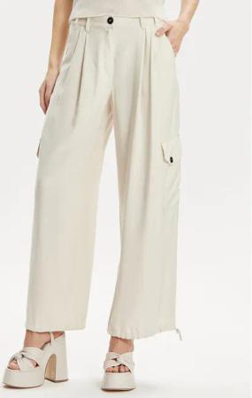 MAX&Co. Stoffhose Corvino 2416131072200 Beige Wide Leg