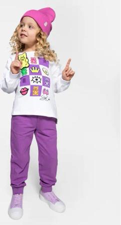 Coccodrillo Jogginghose WC4120102JPK Violett Regular Fit