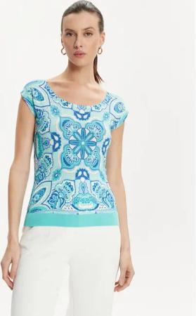 Luisa Spagnoli Bluse Crotone 58243 Blau Regular Fit