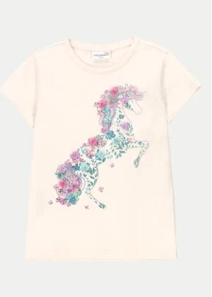 Coccodrillo T-Shirt WC4143201GEK Écru Regular Fit