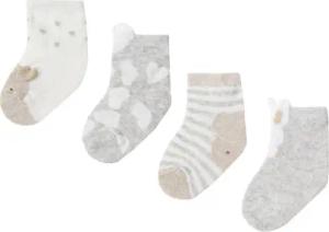 Mayoral 4er-Set hohe Kindersocken 09711 Beige