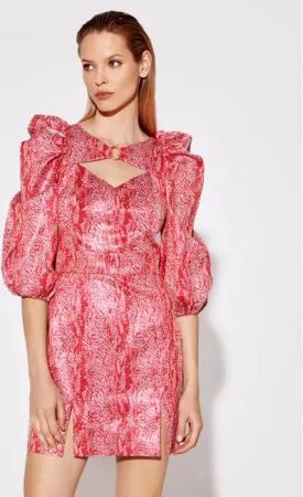 Rage Age Coctailkleid Arete 1 Rot Slim Fit