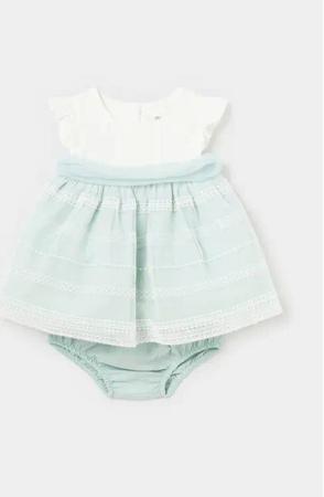 Mayoral Sommerkleid 1824 Blau Regular Fit