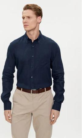 Paul&Shark Hemd 24413080 Dunkelblau Regular Fit