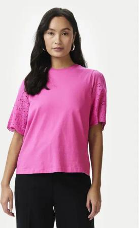 YAS T-Shirt Lex 26033890 Rosa Regular Fit