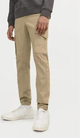 Jack&Jones Junior Stoffhose Paul 12193900 Beige Slim Fit