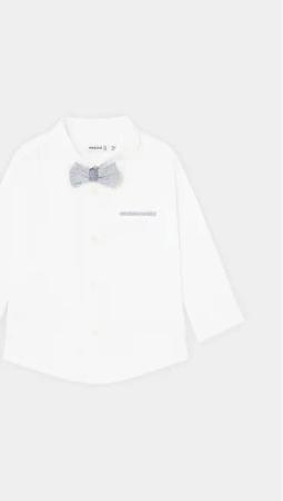 Mayoral Hemd 1116 Weiß Regular Fit