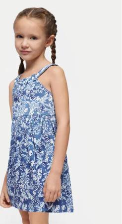 Mayoral Sommerkleid 3945 Blau Regular Fit
