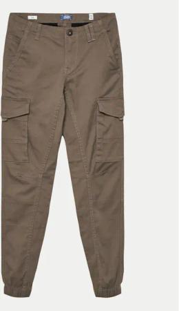 Jack&Jones Junior Stoffhose Paul 12151646 Grau Slim Fit