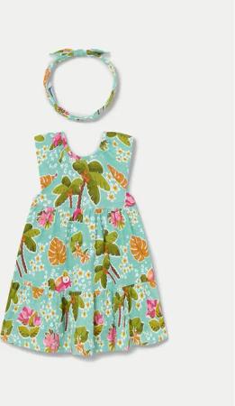 Mayoral Sommerkleid 1926 Grün Regular Fit