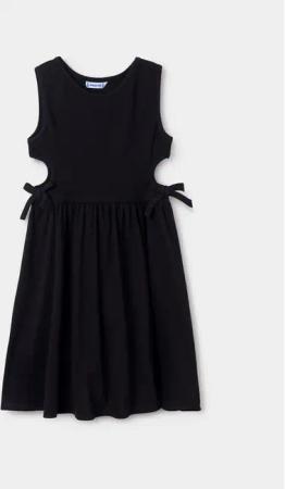 Mayoral Sommerkleid 6965 Schwarz Regular Fit