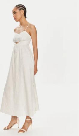 TWINSET Sommerkleid 241TT2224 Weiß Relaxed Fit