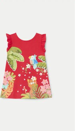 Mayoral Sommerkleid 1931 Rot Regular Fit