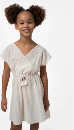 Mayoral Sommerkleid 6958 Écru Relaxed Fit