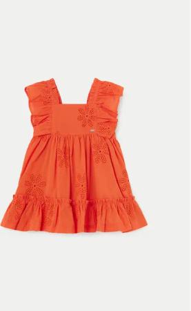 Mayoral Sommerkleid 1913 Orange Regular Fit