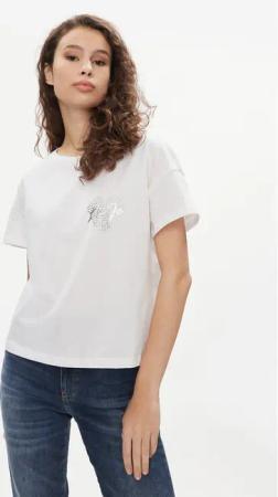 Liu Jo T-Shirt VA4156 JS923 Weiß Relaxed Fit